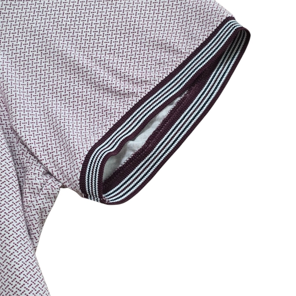 Ted Baker London Red and White Polo Shirt Casual Style Size 5 (Large) - Picture 2 of 6